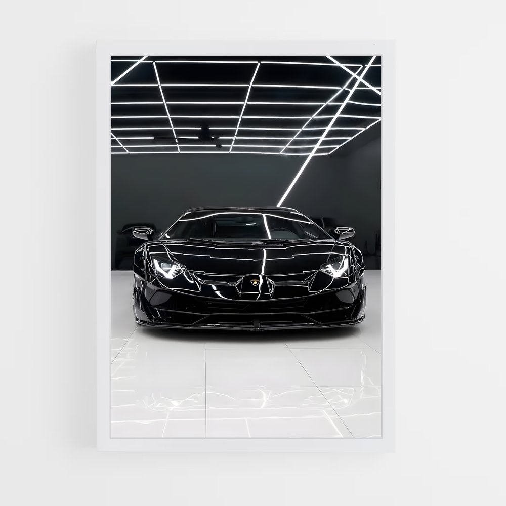 Poster Aventador svj luisante – affiche Lamborghini (vue 3)